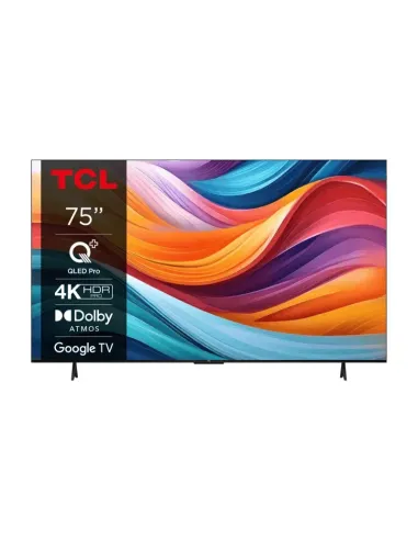 TCL T7B 75T7B Televisor 190,5 cm (75") 4K Ultra HD Smart TV Wifi Titanio 450 cd   m²