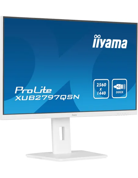 iiyama G-MASTER XUB2797QSN-W2 pantalla para PC 68,6 cm (27") 2560 x 1440 Pixeles 4K Ultra HD LED Blanco iiyama G-MASTER XUB2797QSN-W2 pantalla para PC 68,6 cm (27") 2560 x 1440 Pixeles 4K Ultra HD LED Blanco