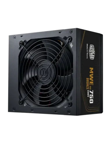 Cooler Master MWE Bronze 750 V3 230V unidad de fuente de alimentación 750 W 24-pin ATX ATX Negro