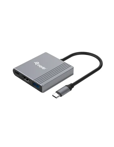 Equip 133488 Adaptador gráfico USB 3840 x 2160 Pixeles Negro, Gris