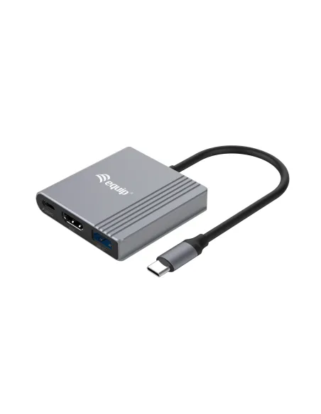 Equip 133488 Adaptador gráfico USB 3840 x 2160 Pixeles Negro, Gris