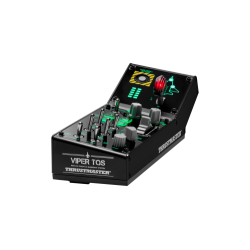 Thrustmaster VIPER Panel Negro USB Joystick/Palanca de control lateral + cuadrante de aceleración PC