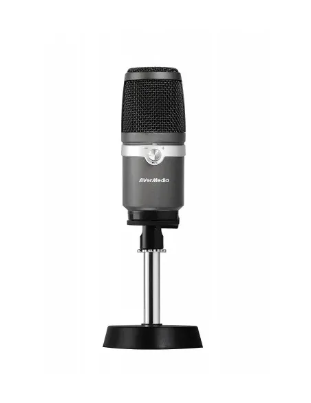 AVerMedia AM310 Micrófono para PC Negro, Plata