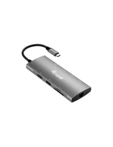 Equip 133490 base para portátil y replicador de puertos Alámbrico USB 3.2 Gen 1 (3.1 Gen 1) Type-C Gris