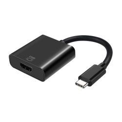 AISENS Conversor USB-C a HDMI 4k@60Hz, USB-C/M-HDMI/H, Negro, 15cm