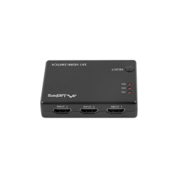 SWITCH VIDEO LANBERG 3 X HDMI + MICRO USB NEGRO CONTROL REMOTO