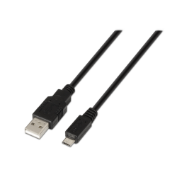 AISENS A101-0027 cable USB 0,8 m USB 2.0 USB A Micro-USB B Negro