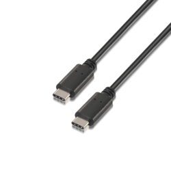 AISENS A107-0056 cable USB 1 m USB 2.0 USB C Negro