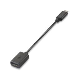 AISENS A107-0059 cable USB 0,15 m USB 2.0 USB C USB A Negro