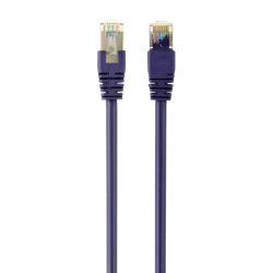 CABLE RED S-FTP GEMBIRD  CAT 6A LSZH VIOLETA 1 M