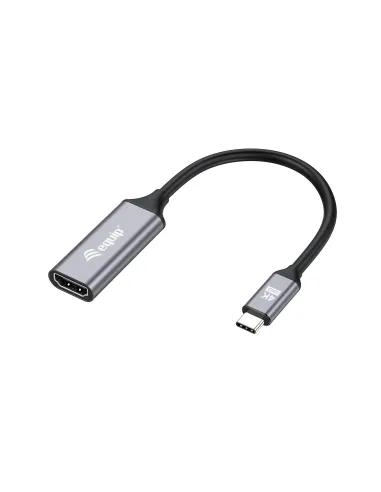 Equip 133491 adaptador de cable de vídeo 0,15 m USB Tipo C HDMI Negro, Gris