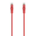 AISENS Cable de Red Latiguillo RJ45 LSZH Cat.6A 500 Mhz UTP AWG24, Rojo, 3.0M