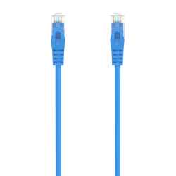AISENS Cable de Red Latiguillo RJ45 LSZH Cat.6A 500 Mhz UTP AWG24, Azul, 1.5M