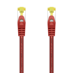 AISENS Cable De Red Latiguillo RJ45 LSZH Cat.7 600 MHz S/FTP PIMF AWG26, Rojo, 2.0 m