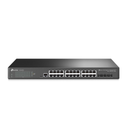 TP-LINK TL-SG3428X switch Gestionado L2+ Gigabit Ethernet (10/100/1000) Negro