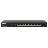 QNAP QSW-1108-8T switch No administrado 2.5G Ethernet (100/1000/2500) Negro
