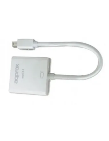 Adaptador mini displayport a vga approx blanco