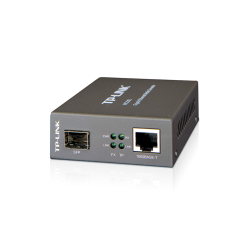TP-LINK MC220L convertidor de medio 1000 Mbit/s Multimodo, Monomodo Negro