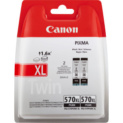 Canon 0318C007 cartucho de tinta 2 pieza(s) Original Alto rendimiento (XL) Negro