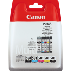 Canon PGI-580/CLI-581 cartucho de tinta Original Color Negro, Cian, Magenta, Amarillo