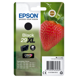 Epson Strawberry Singlepack Black 29XL Claria Home Ink 11,3 ml