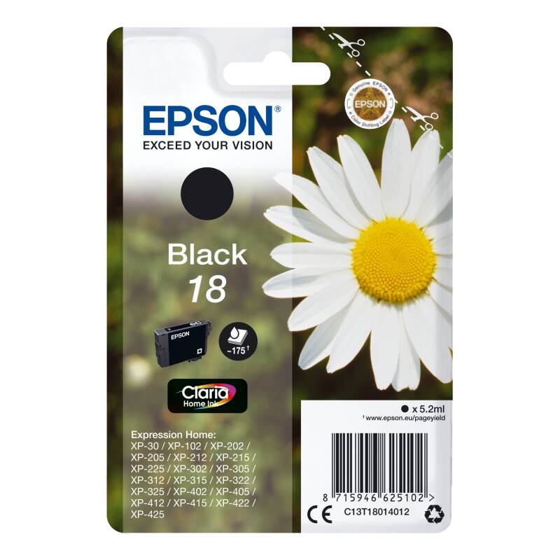 Epson Daisy Cartucho 18 negro 5,2 ml