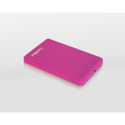 CoolBox SlimColor 2543 Carcasa de disco duro/SSD Púrpura 2.5"