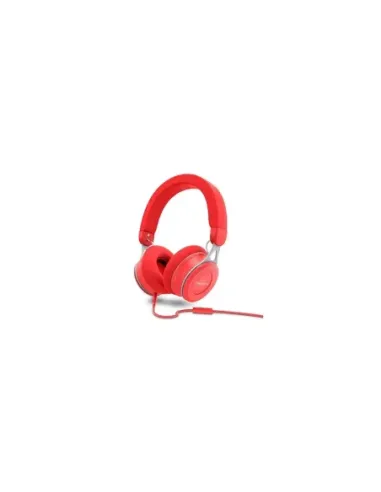 Auriculares micro energy sistem urban 3 mic rojo deep bass -  control voz -  acabados metalicos