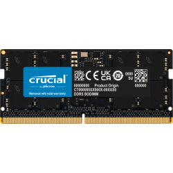 MODULO S/O DDR5 16GB 4800MHz CRUCIAL CL 40/1.1V CT16G48C40S
