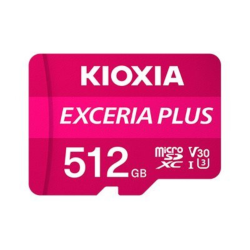 MICRO SD KIOXIA 512GB EXCERIA PLUS UHS-I C10 R98 CON ADAPTADOR