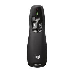 Logitech Wireless Presenter R400 apuntador inalámbricos RF Negro
