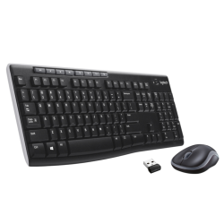 Logitech MK270 teclado RF inalámbrico QWERTY Español Negro