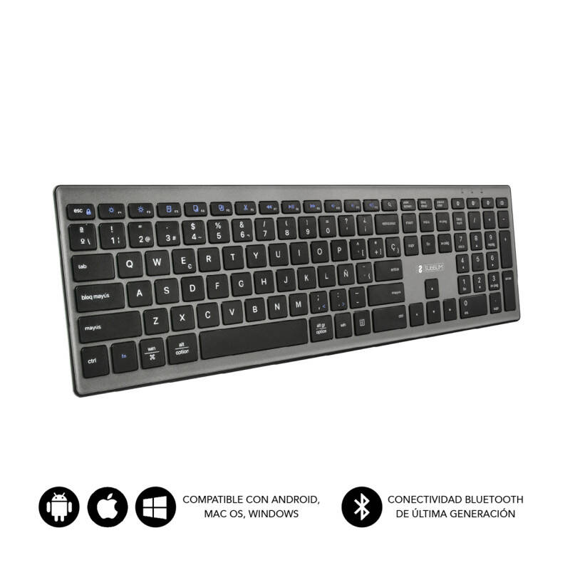 KEYBOARD BLUETOOTH PURE EXTENDED GREY