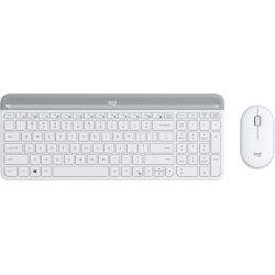 Logitech Slim Wireless Combo MK470 teclado RF inalámbrico Español Blanco
