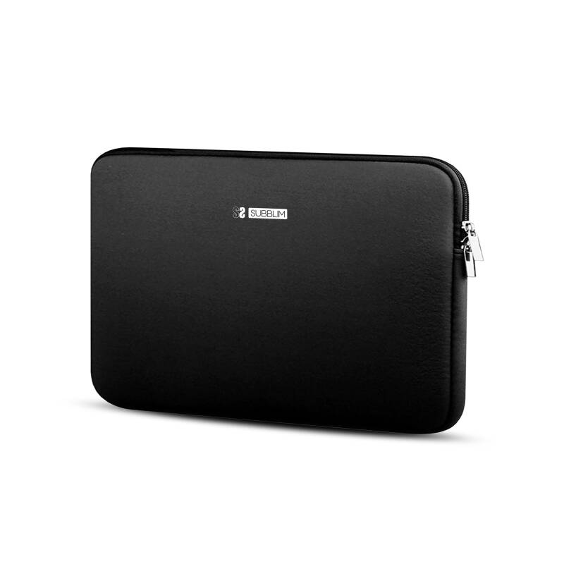 SUBBLIM Business Laptop Sleeve Neoprene 15,6" Black