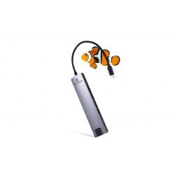 CoolBox HUB USB-C miniDOCK 9 en 1