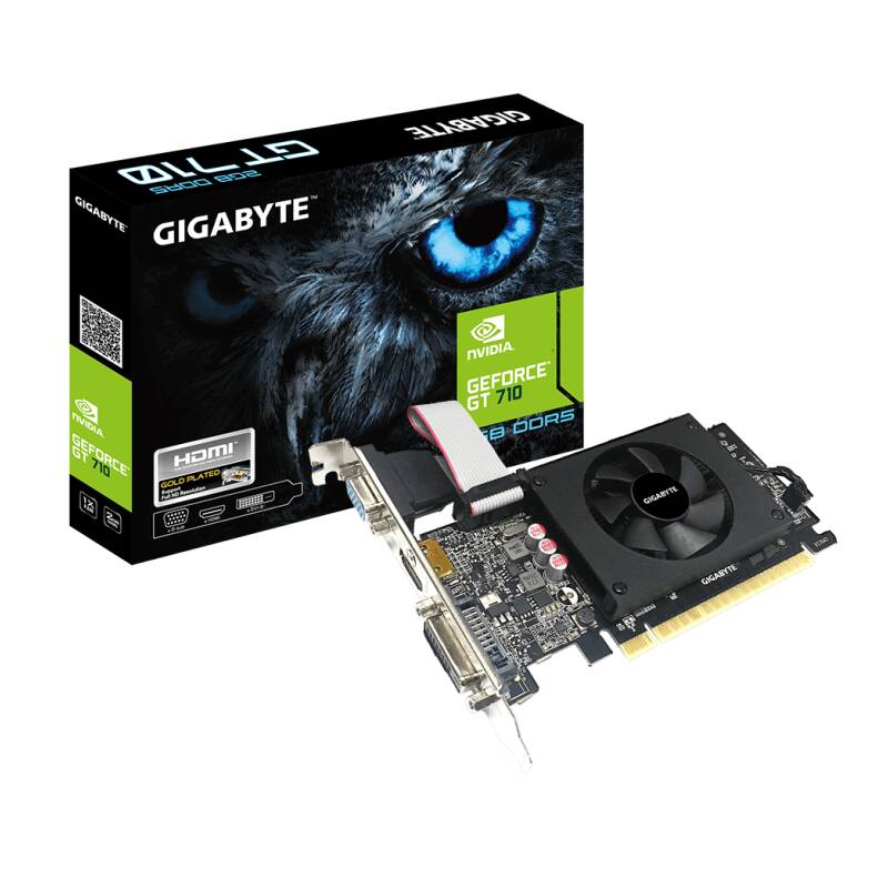 Gigabyte GV-N710D5-2GIL tarjeta gráfica NVIDIA GeForce GT 710 2 GB GDDR5