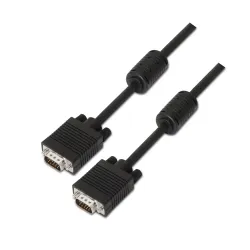 AISENS A113-0076 cable VGA 20 m VGA (D-Sub) Negro