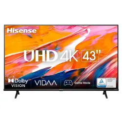 Hisense 43A6K Televisor 109,2 cm (43") 4K Ultra HD Smart TV Wifi Negro