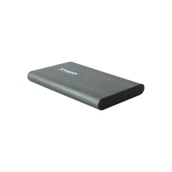 TooQ Caja Externa para Discos de 2,5” HDD SSD, Gris