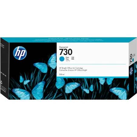 HP Cartucho de tinta DesignJet 730 cian de 300 ml