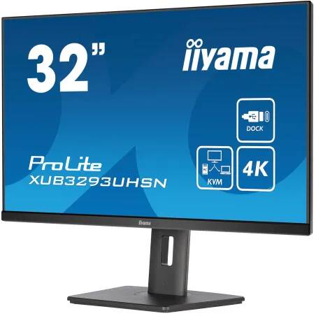 iiyama ProLite XUB3293UHSN-B5 pantalla para PC 80 cm (31.5") 3840 x 2160 Pixeles 4K Ultra HD LCD Negro