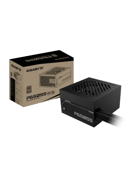GIGABYTE P650SS unidad de fuente de alimentación 650 W 20+4 pin ATX ATX Negro