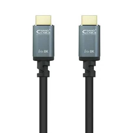 Nanocable Cable HDMI 2.1 IRIS 8K A M-A M, Negro, 10 Metros
