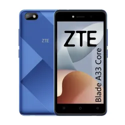 ZTE A33 CORE BLUE 5" FW+ / QUADCORE/ 32GB ROM / 1GB RAM / 2MP + 0,3MP  / 2000MAH / 5W