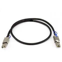 QNAP CAB-SAS10M-8088 cable Serial Attached SCSI (SAS) 1 m Negro