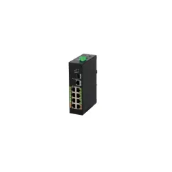 Dahua Technology DH-LR2110-8ET-120 Gestionado L2 Fast Ethernet (10 100) Energía sobre Ethernet (PoE) Negro