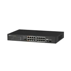 Dahua Technology PFS3117-16ET-135 switch No administrado L2 Fast Ethernet (10 100) Energía sobre Ethernet (PoE) Negro