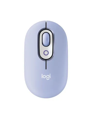 Raton inalambrico logitech pop mouse lila