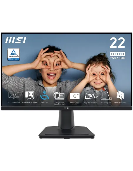 MSI PRO MP225 pantalla para PC 54,6 cm (21.5") 1920 x 1080 Pixeles Full HD LED Negro